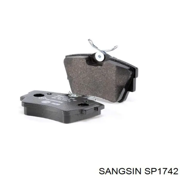 SP1742 Sangsin Колодки гальмівні задні, дискові