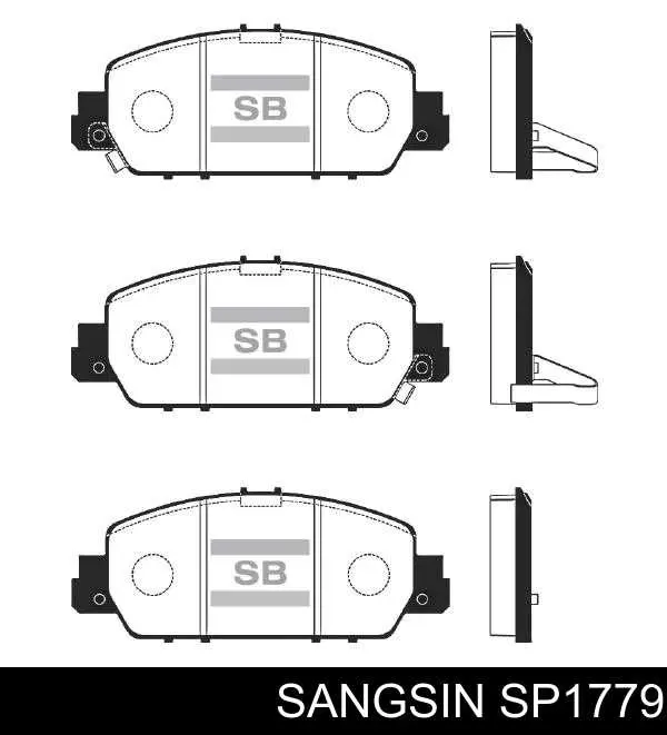 SP1779 Sangsin Передні гальмівні колодки