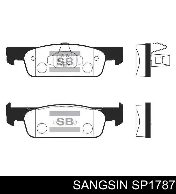 SP1787 Sangsin Передні гальмівні колодки