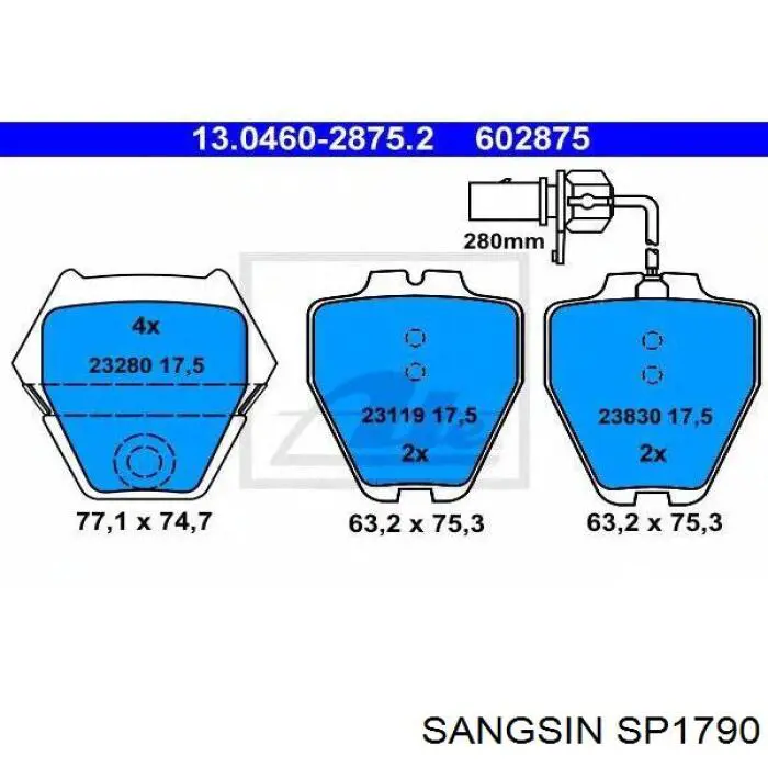 Передні тормозні колодки 573064B Jurid/Bendix