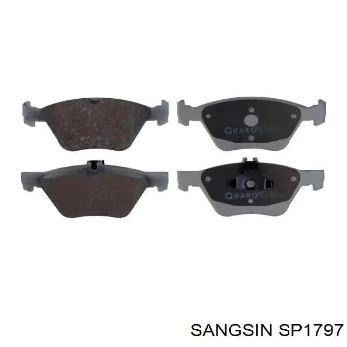 Передні тормозні колодки A004420032010 Mercedes