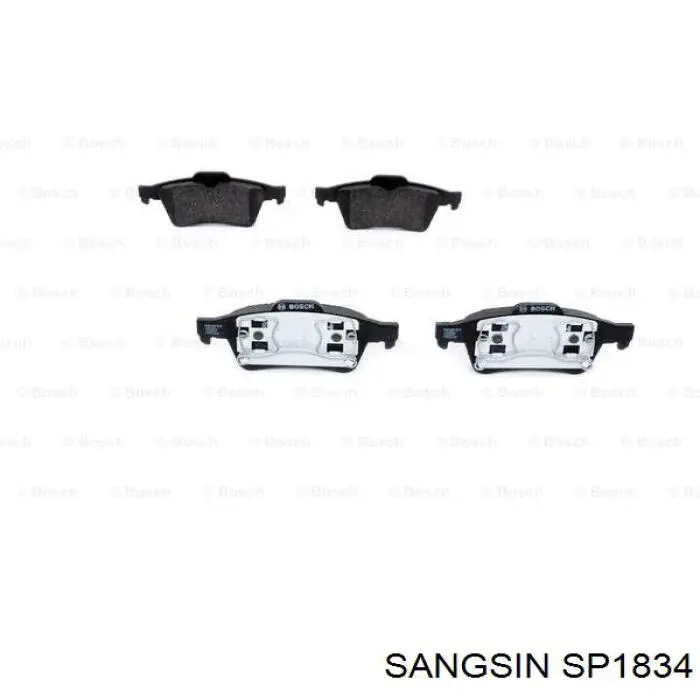 Задні гальмівні колодки SP1834 Sangsin
