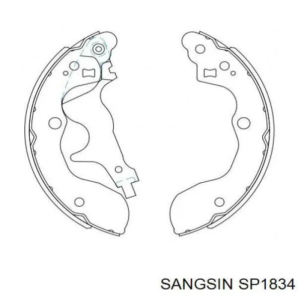 Купити SP1834 Sangsin Задні колодки