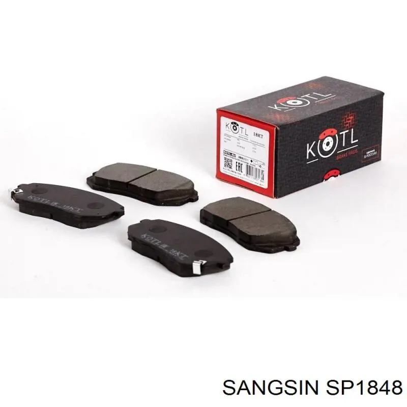 Гальмівні колодки Sangsin SP1848 ціна, від 27.87 USD