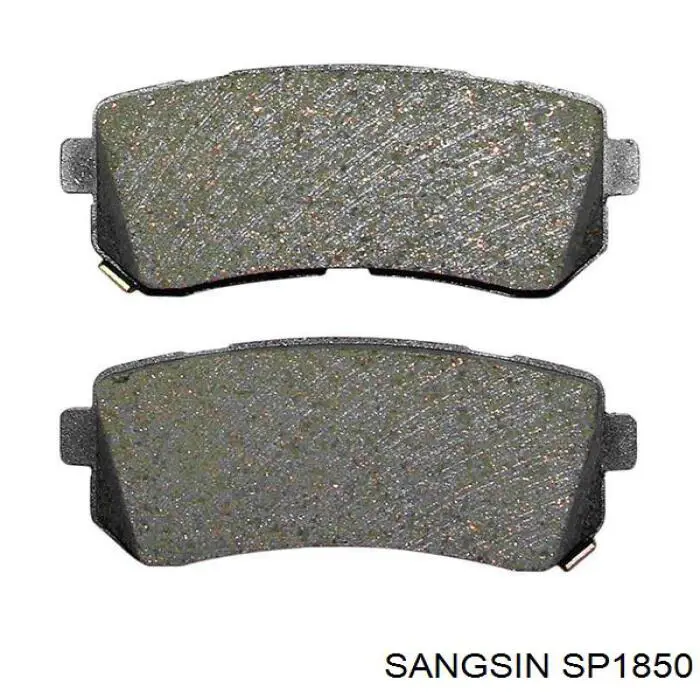 SP1850 Sangsin Колодки гальмівні задні, дискові
