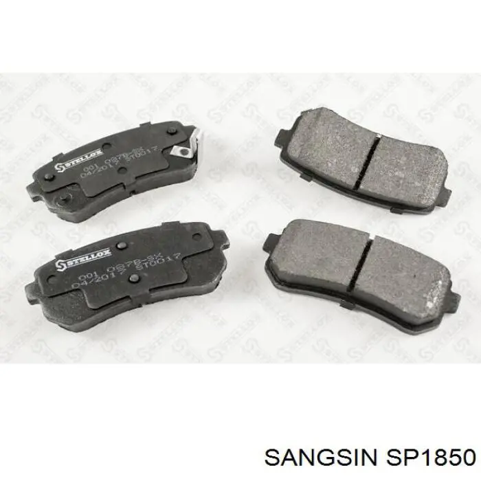 Задні гальмівні колодки Sangsin SP1850 ціна, від 18.56 USD