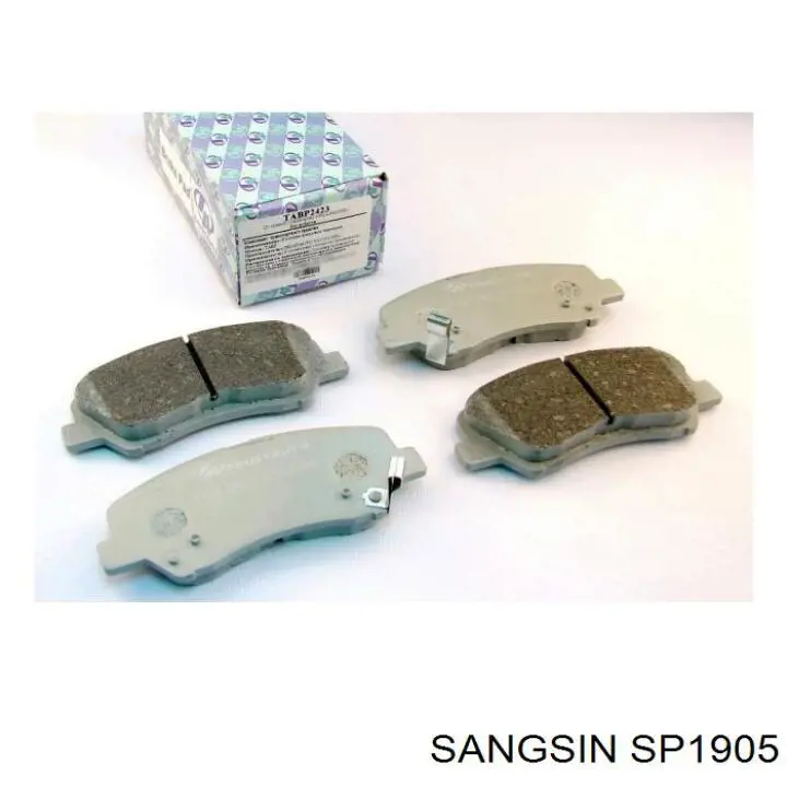 Гальмівні колодки Sangsin SP1905 ціна, від 26.09 USD