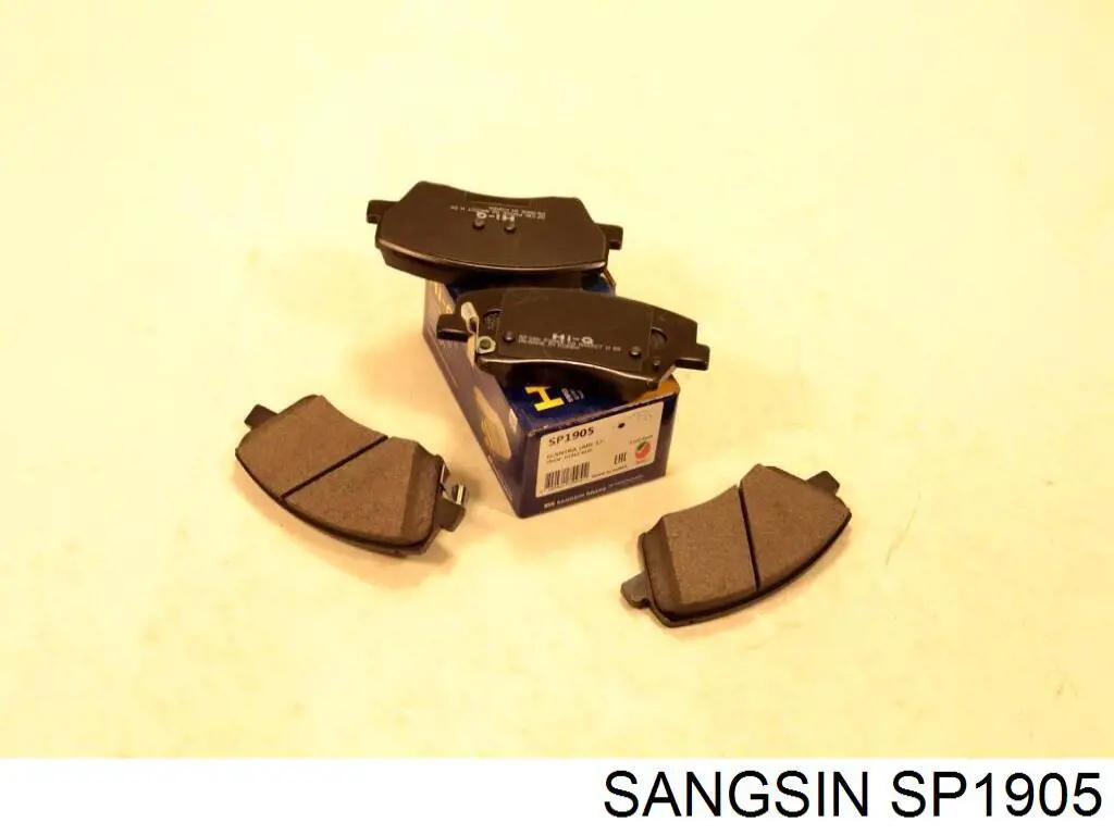 Купити SP1905 Sangsin Колодки гальмівні передні, дискові