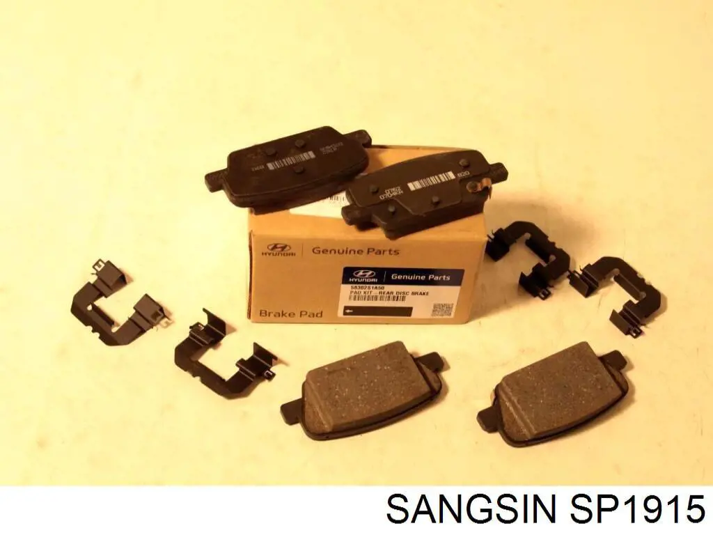 Купити SP1915 Sangsin Задні колодки