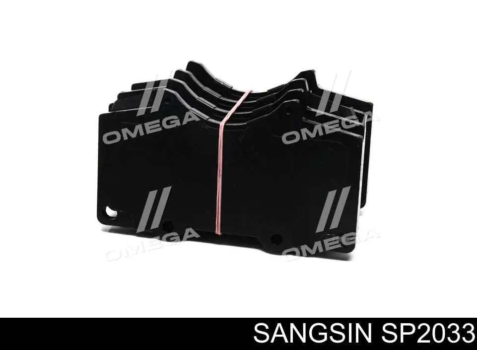 Гальмівні колодки Sangsin SP2033 ціна, від 26.87 USD