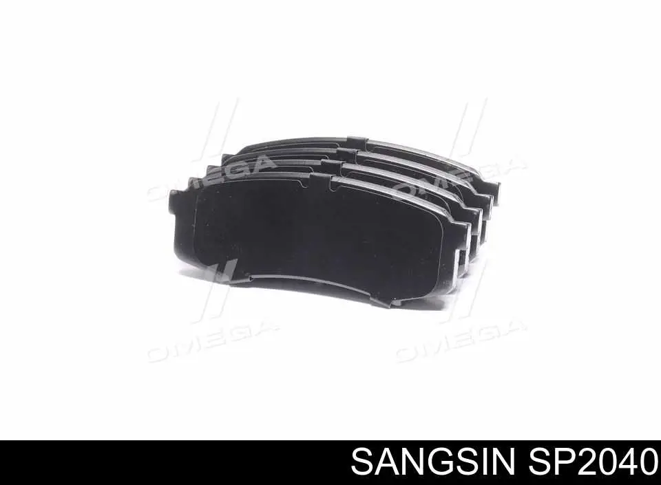 Задні гальмівні колодки Sangsin SP2040 ціна, від 17.78 USD