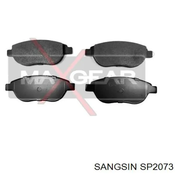 Купити SP2073 Sangsin Колодки гальмівні передні, дискові