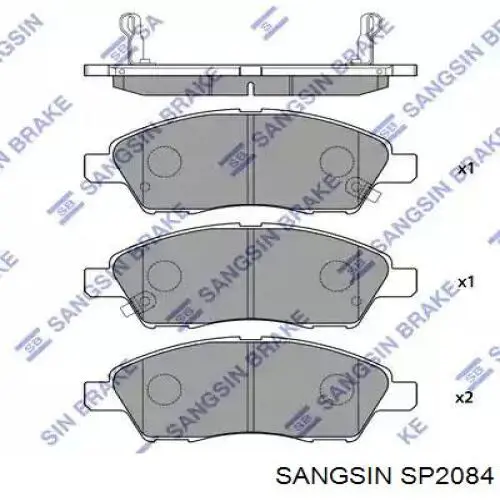 Гальмівні колодки Sangsin SP2084 ціна, від 21.36 USD