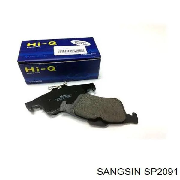 SP2091 Sangsin колодки гальмові задні, дискові