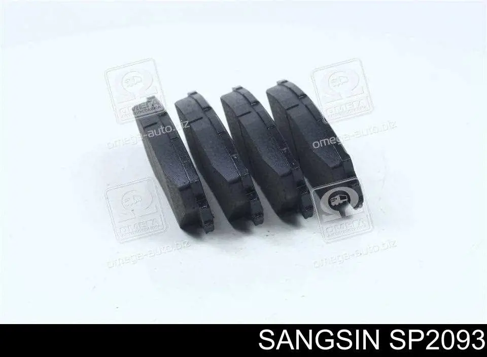 Передні тормозні колодки SP2093 Sangsin