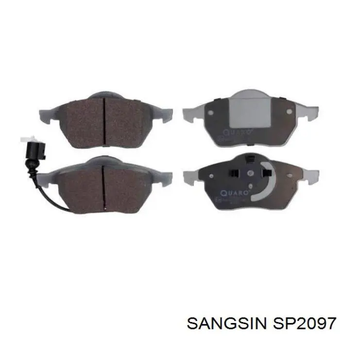 SP2097 Sangsin Передні гальмівні колодки