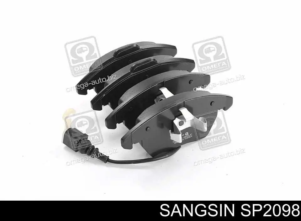 Гальмівні колодки Sangsin SP2098 ціна, від 33.28 USD