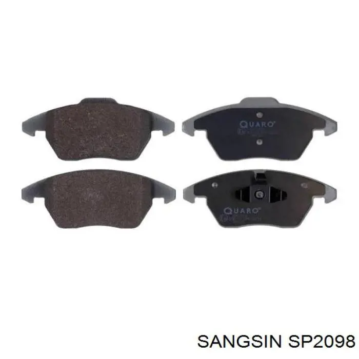 SP2098 Sangsin колодки гальмівні передні, дискові