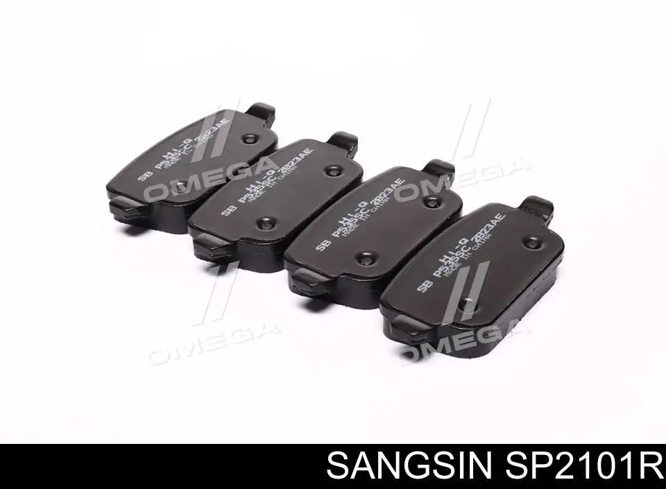Задні гальмівні колодки Sangsin SP2101R ціна, від 15.10 USD