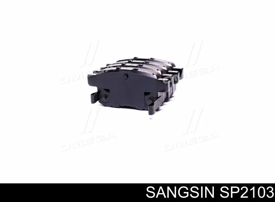 SP2103 Sangsin Колодки гальмівні задні, дискові