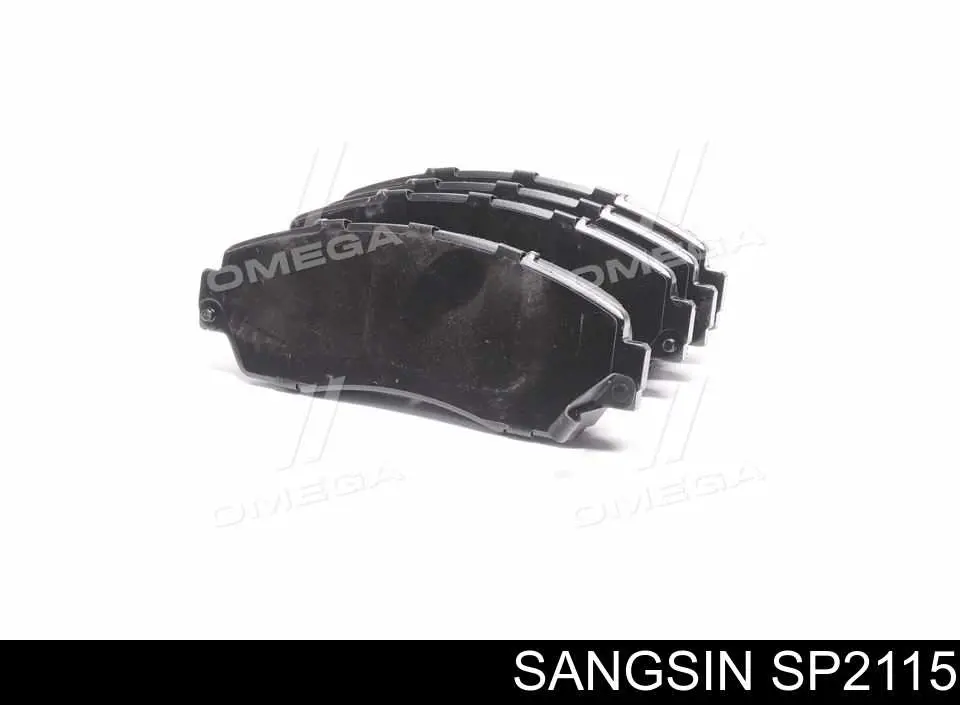 Купити SP2115 Sangsin Колодки гальмівні передні, дискові