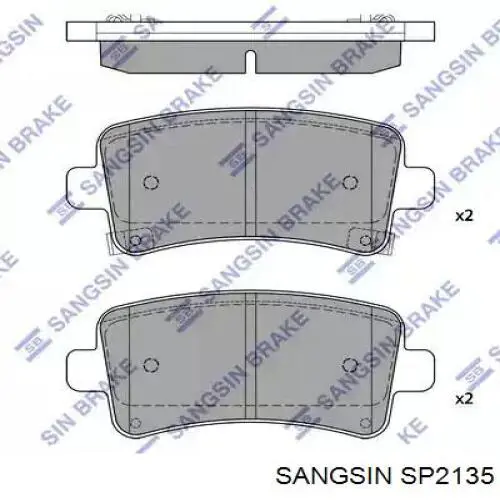Купити SP2135 Sangsin Задні колодки