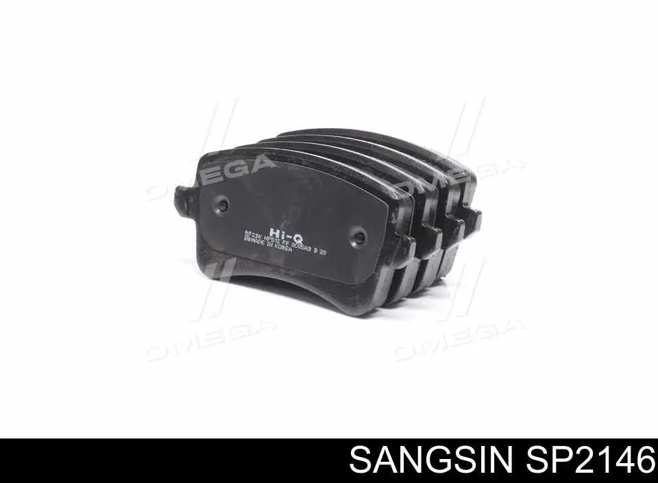 SP2146 Sangsin Колодки гальмівні задні, дискові