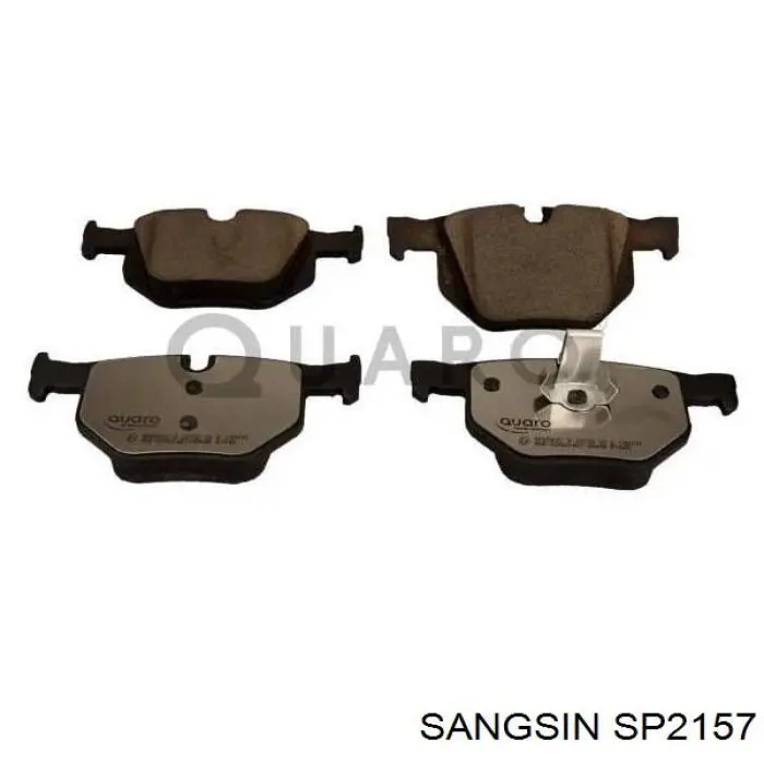 SP2157 Sangsin колодки гальмові задні, дискові
