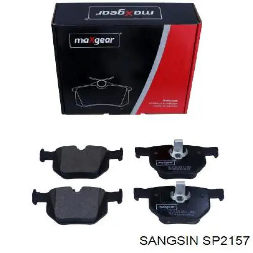Задні гальмівні колодки Sangsin SP2157 ціна, від 33.82 USD