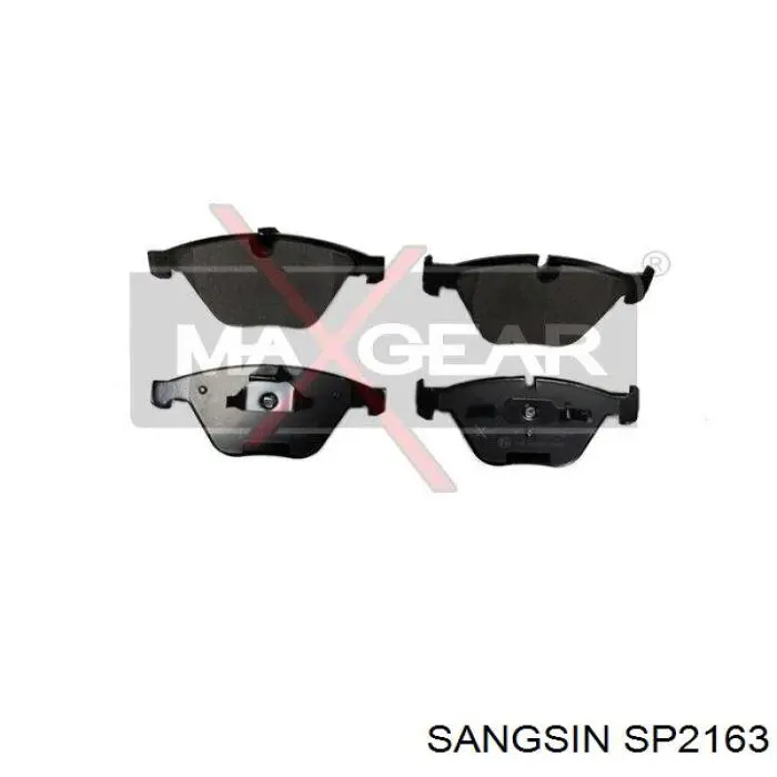 SP2163 Sangsin Передні гальмівні колодки