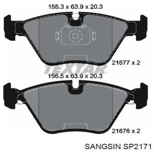 Передні тормозні колодки RT2PD16080 Rotinger