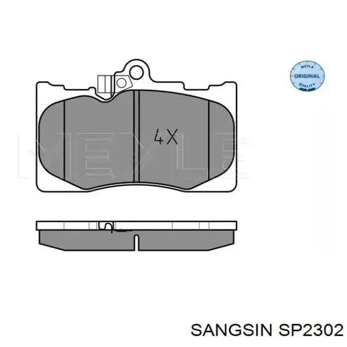 Гальмівні колодки Sangsin SP2302 ціна, від 26.99 USD