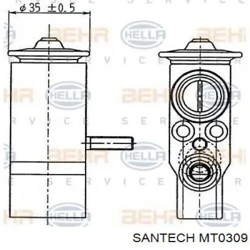 Клапан компресора кондиціонера General Motors 155151 ціна, від 1.74 USD
