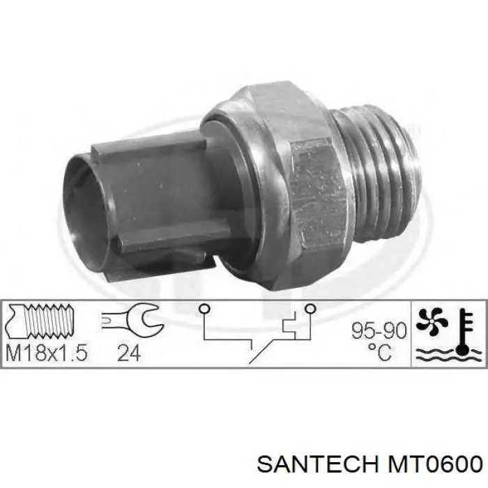 Купити MT0600 Santech Датчик включення вентилятора