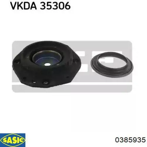 Подушка амортизатора переднього Sasic 0385935