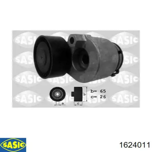 Натягувач приводного ременя Sasic 1624011 ціна, від 19.61 USD