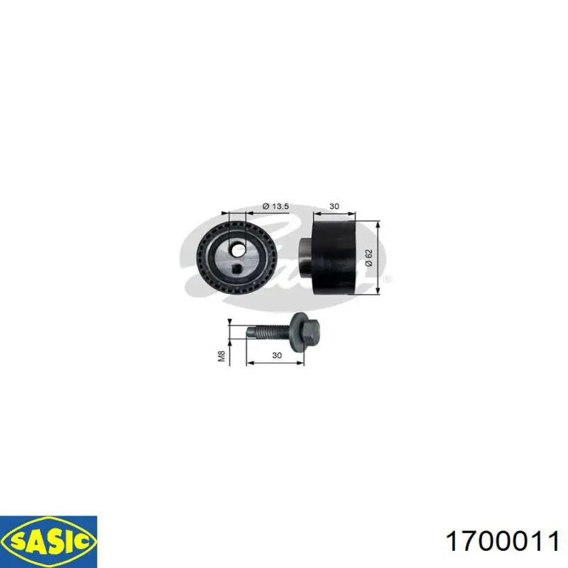 Купити 1700011 Sasic Натяжний ролик