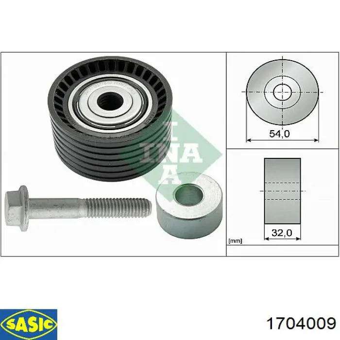 Ролик паразитний ГРМ 8200064664 Renault (RVI)