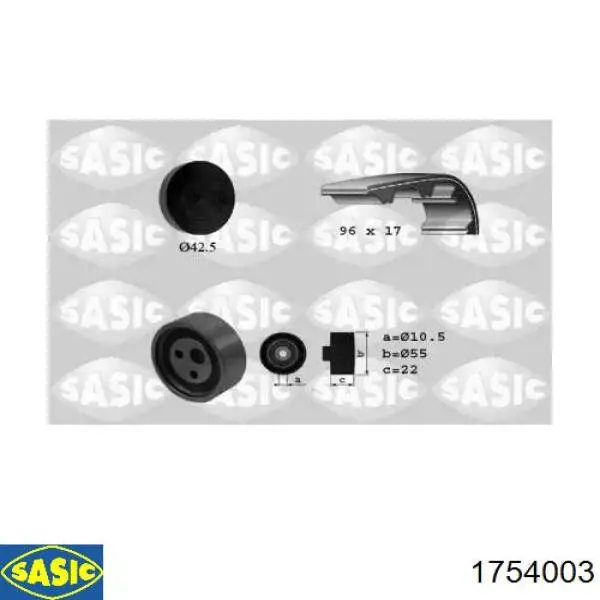 Купити 1754003 Sasic ГРМ ремень