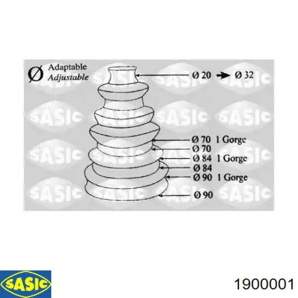 Купити 1900001 Sasic 