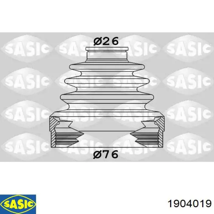 Купити 305375 GKN-Spidan Пильник шарніра кутових швидкостей внутрішній передній