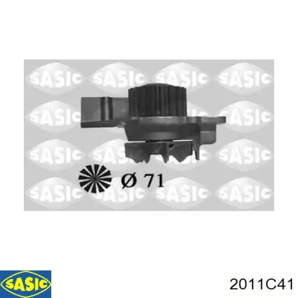 Помпа охолодження Sasic 2011C41 ціна, від 23.56 USD