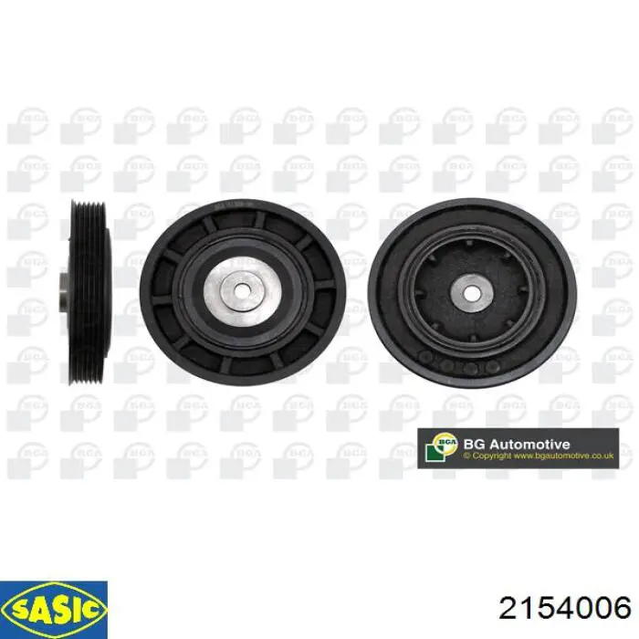 Шків колінвала (демпфер ) Sasic 2154006 ціна, від 43.18 USD