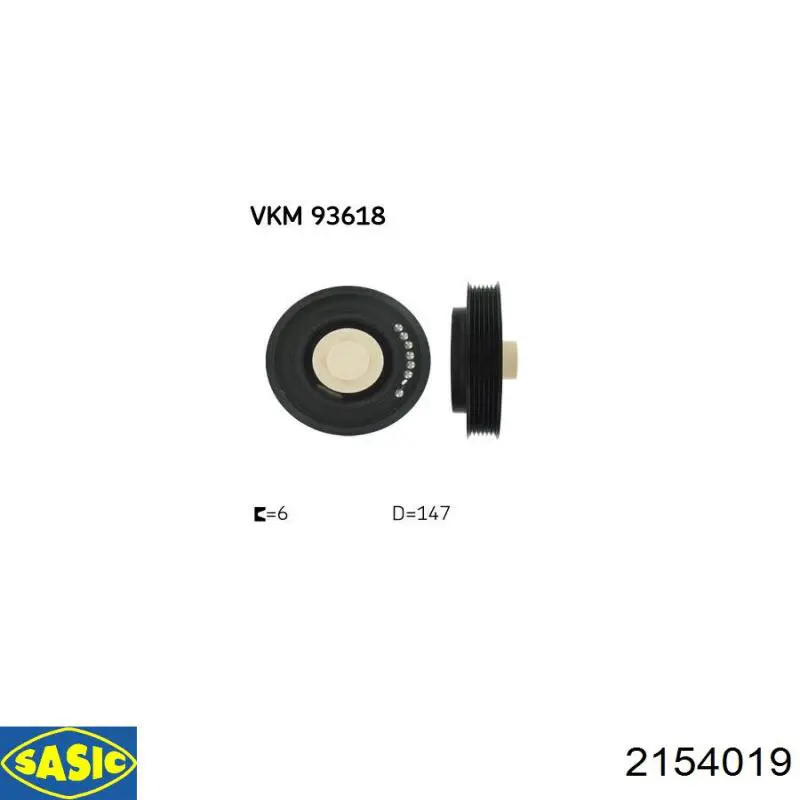 Купити 1230300Q0D Renault (RVI) Шків колінчастого вала