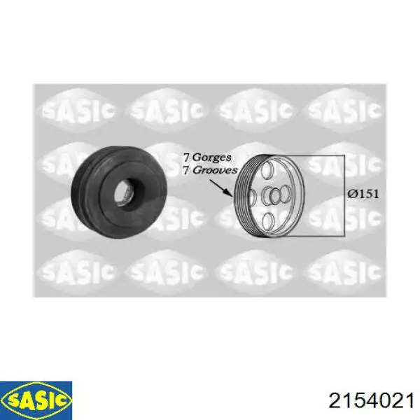Шків колінвала DP7300 BGA