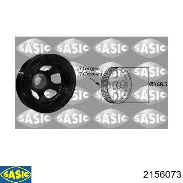 Шків колінвала (демпфер ) Sasic 2156073 ціна, від 80.87 USD