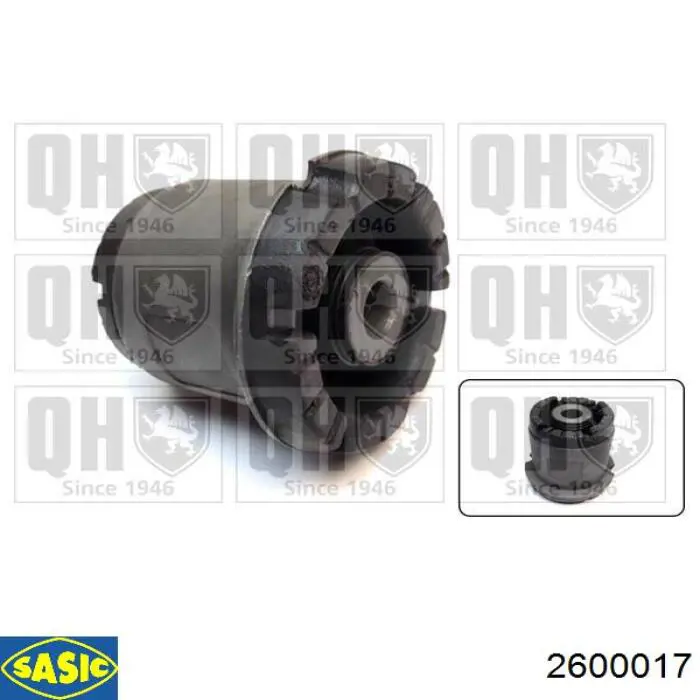 Сайлентблок задньої балки/підрамника Sasic 2600017 ціна, від 17.47 USD