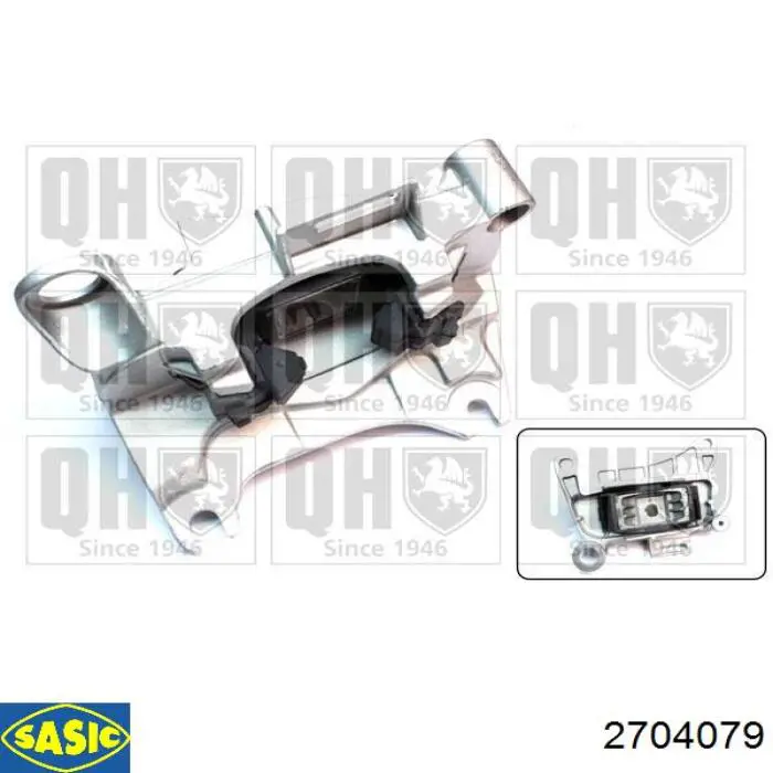 Подушка (опора) двигуна, ліва 010715 Magneti Marelli