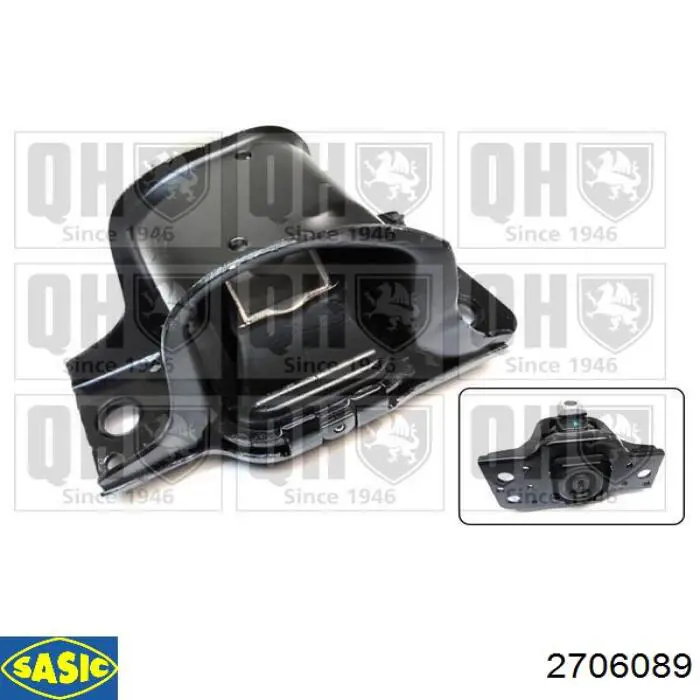 Права подушка двигуна Sasic 2706089 ціна, від 44.64 USD