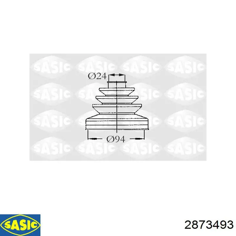 Купити 2873493 Sasic Пильник ШРКШ внутрішній, лівий